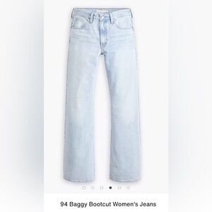 Levi’s women’s baggy bootcut jeans size 26 x 31 NWT